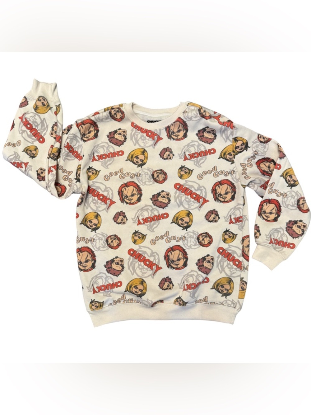 Chucky “Good Guys” Sweatshirt – Horror Graphic Crewneck